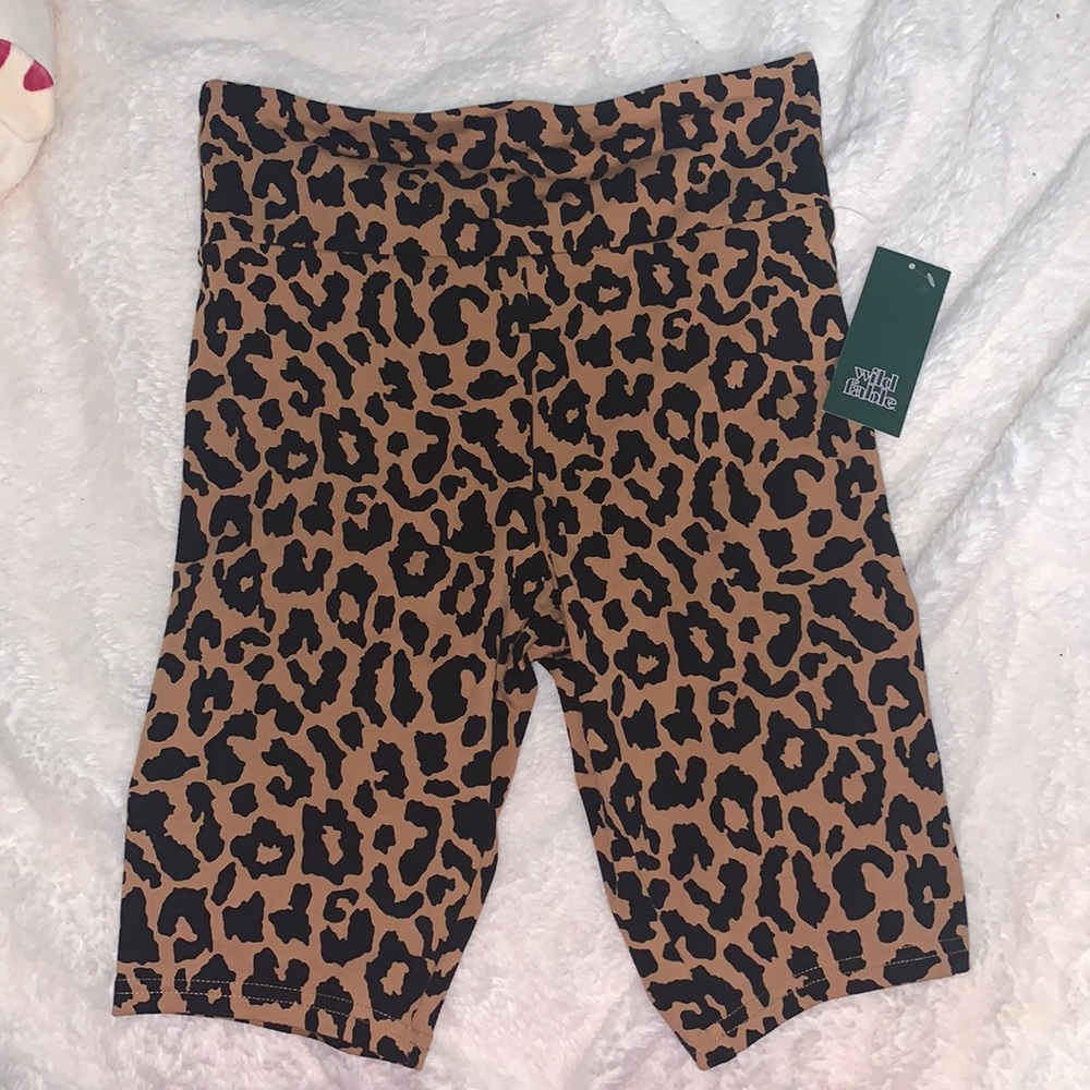 Wild Fable Target Cheetah Biker Shorts